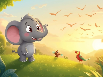 قصة فلفول الطائر 