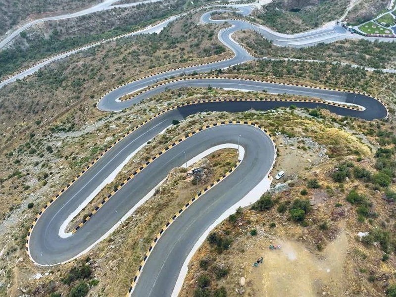 الطريق الحلزوني للباجة