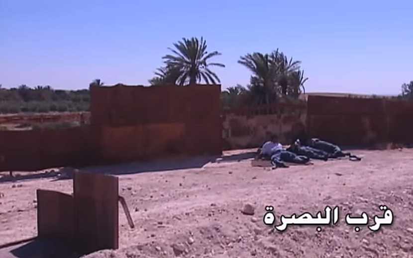 حرّاڤة فلسطينيون / رجال في الشّمس / مهاجرون غير شرعيّون يعبرون الصّحراء نحو الكويت (من مسلسل التّغريبة الفلسطينيّة)