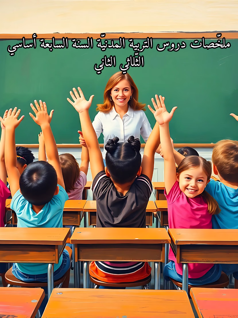ملخّصات دروس التربية المدنيّة السنة السابعة أساسي الثّلاثي الثاني
العيش في المدرسة.