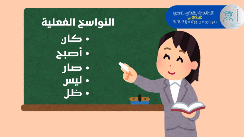 الجملة الاسميّة : تقديم الخبر على اسم الناسخ (النواسخ الفعليّة)