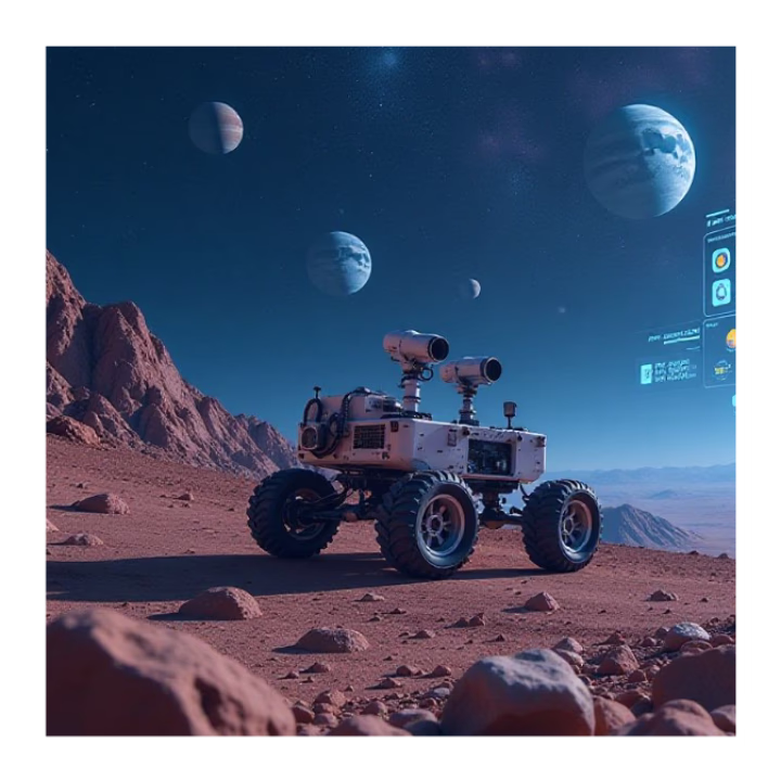 الذكاء الاصطناعي في الفضاء