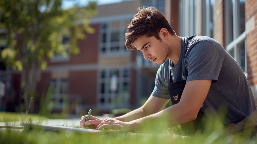 العمل مع الدراسه