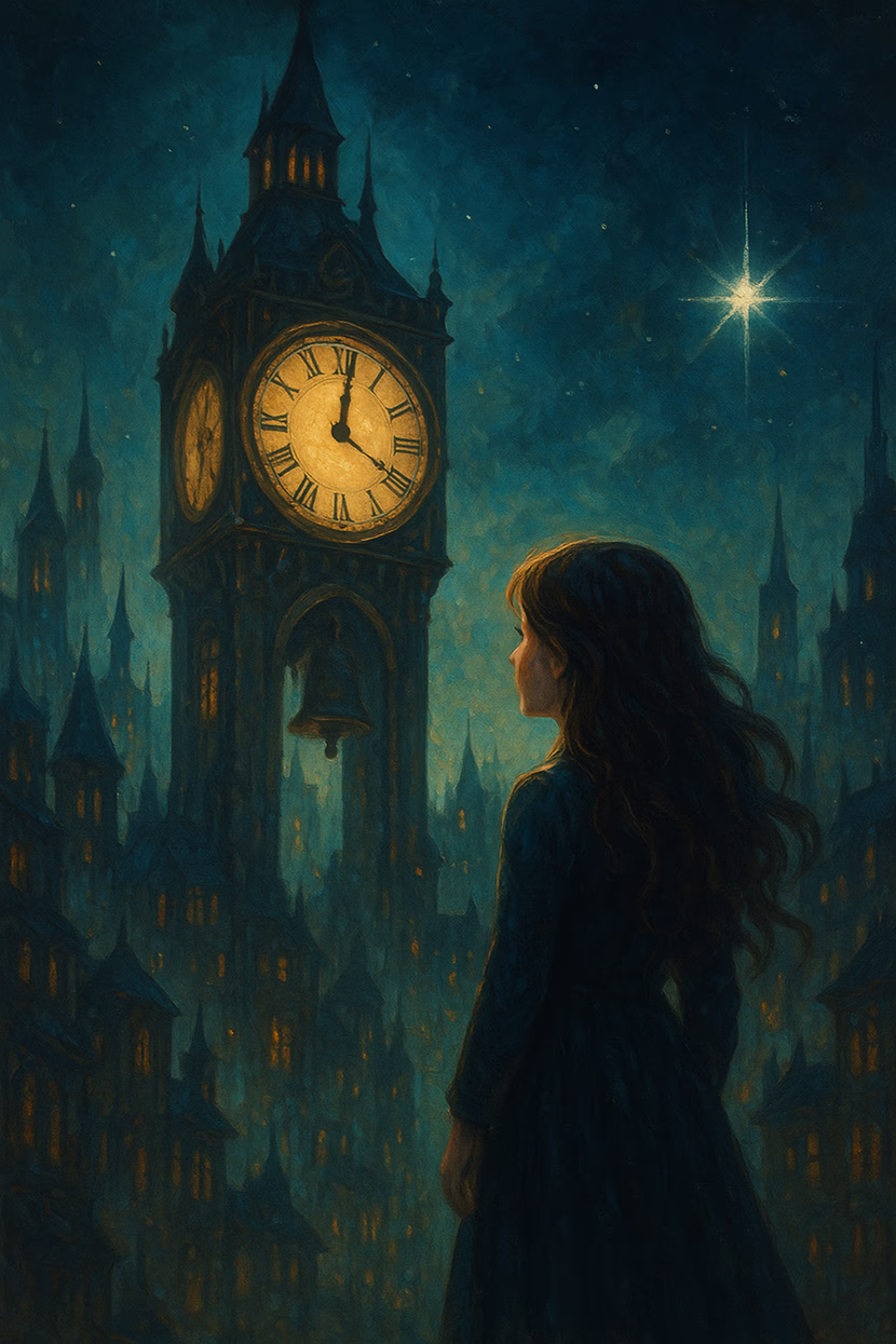 🌀 المدينة التي لا تنام: حكاية بين الحلم والواقع