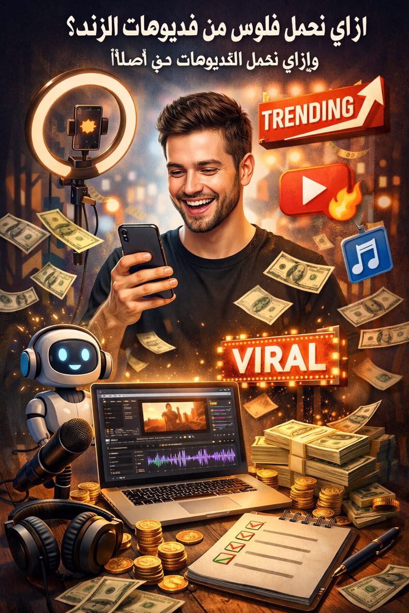 اذاي تعمل فلوس من فيديوهات الترند واذاي تعمل الفيديوهات دي اصلا