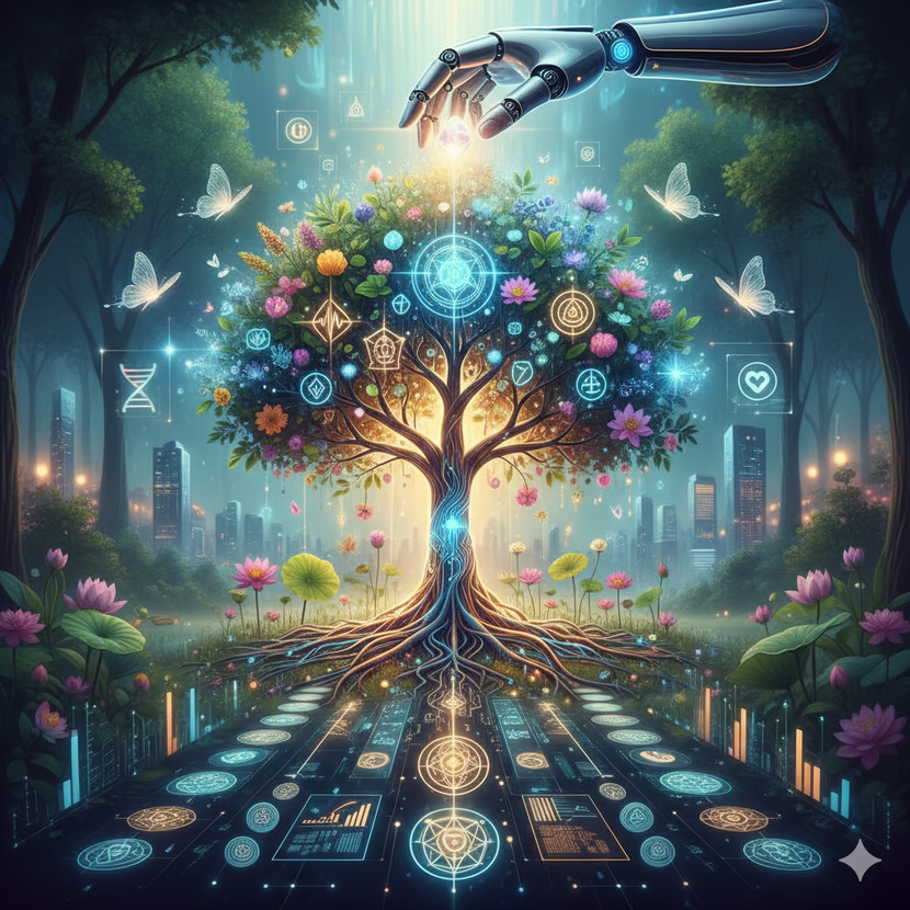 عنوان المقال :آفاق الاندماج المعرفي: عندما يقود الذكاء الاصطناعي نهضة الطب البديل