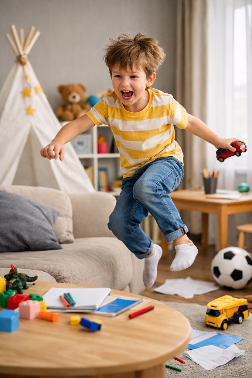 كيفية اكتشاف فرط الحركة عند الطفل مبكرا