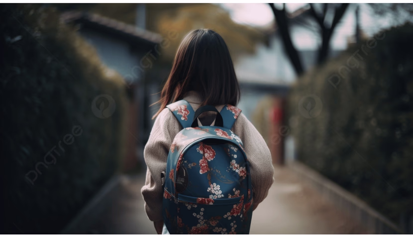 فتاه صغيره تعود الى المنزل