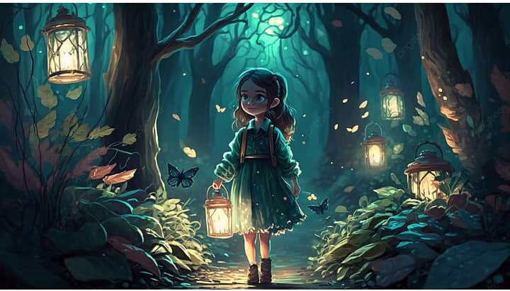 فتات ضائعه فيل حديقه مظلمه