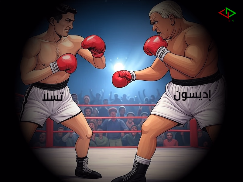 المنافسة والخلاف بين إديسون الذي أضاء أمريكا، و تسلا الذي أضاء الكوكب