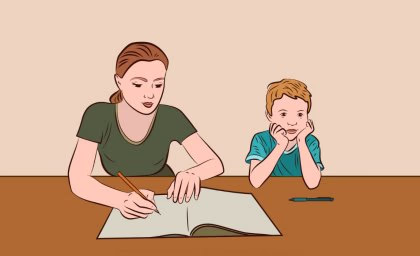  "أمي ، هل ستساعدني في واجباتي المنزلية?"5 توصيات للقيام بذلك بشكل صحيح