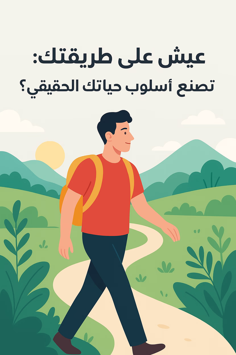 عيش على طريقتك: كيف تصنع أسلوب حياتك الحقيقي؟