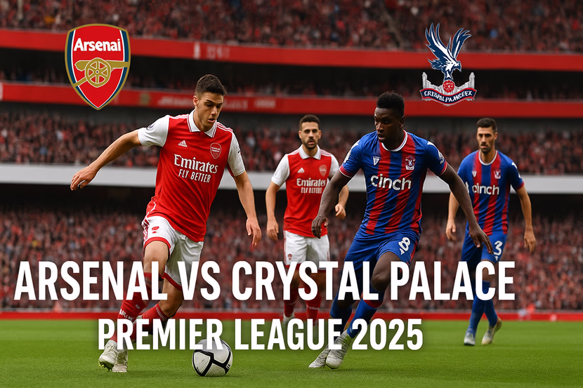 موقعة الإمارات 2025: أرسنال يواجه كريستال بالاس في مواجهة حاسمة بالدوري الإنجليزي