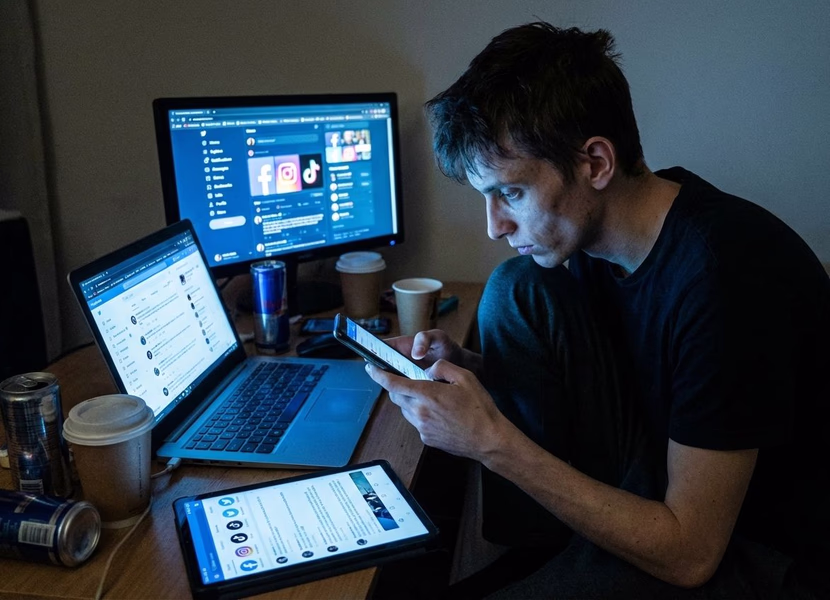 تأثير مواقع التواصل الاجتماعي على الصحة النفسية