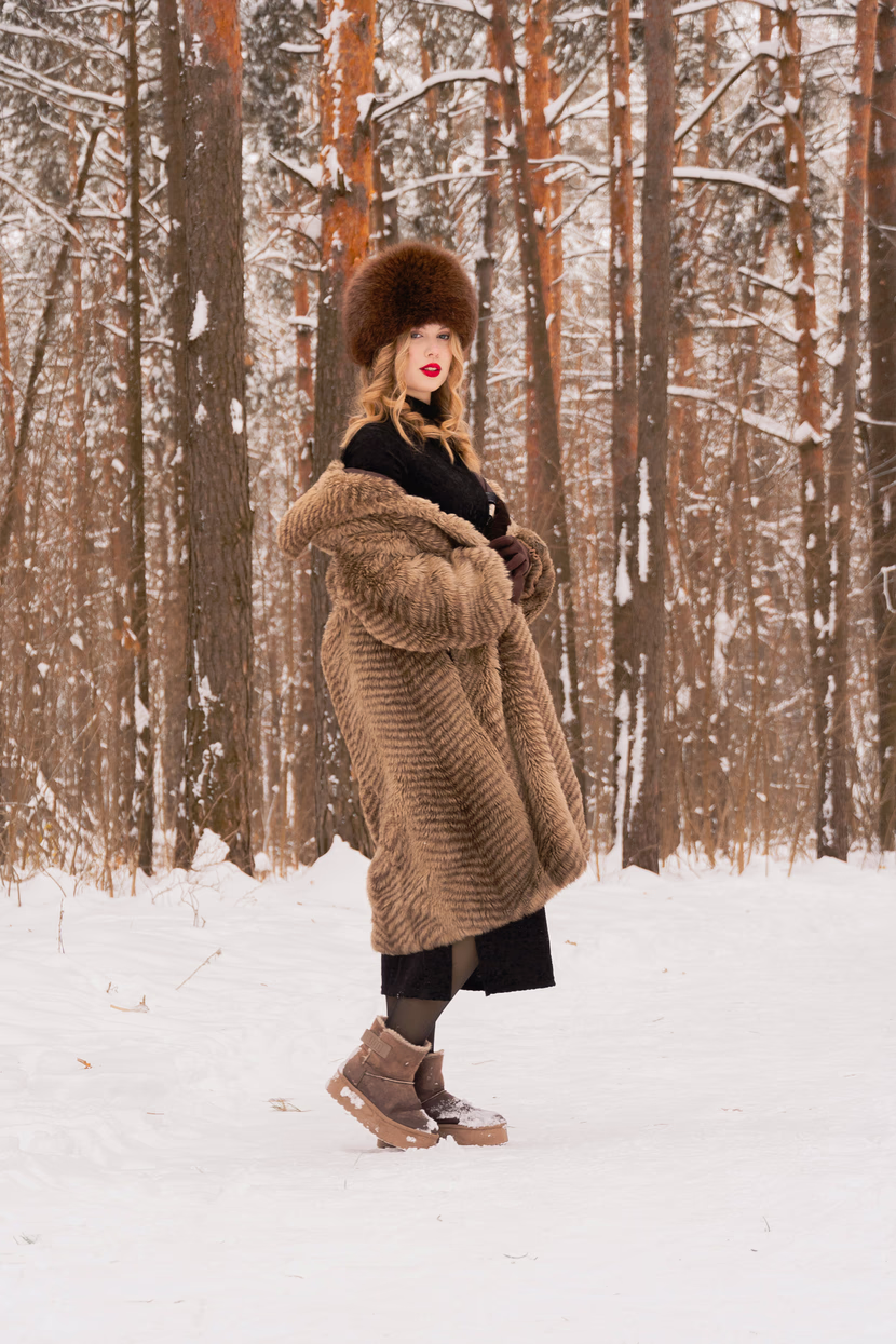 أناقة الشتاء: حين تتحوّل ملابس المرأة إلى لغة دفء وجمال